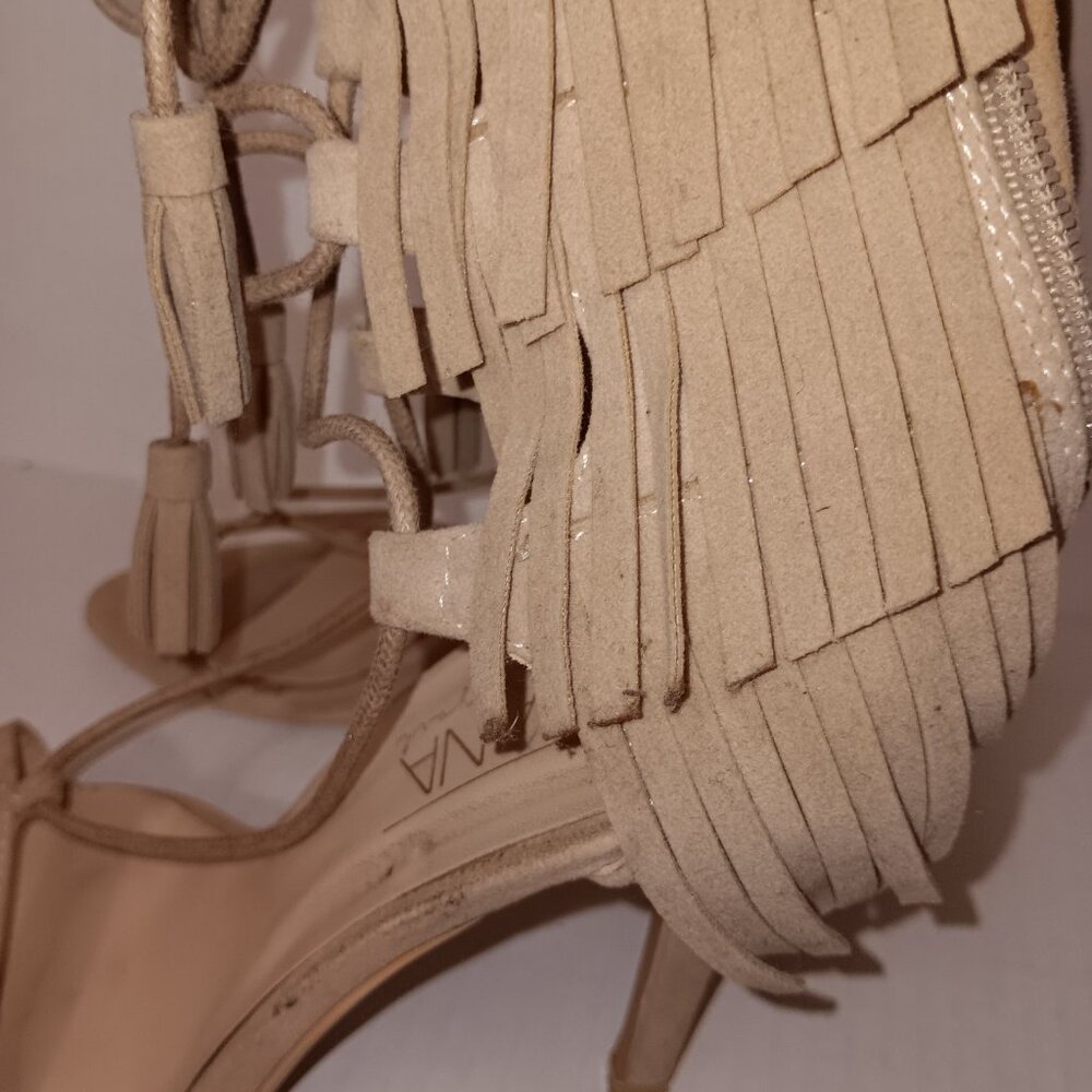 ADRIANA NEW YORK HILDA FRINGES/TASSELS HEELS - Picture 7 of 15